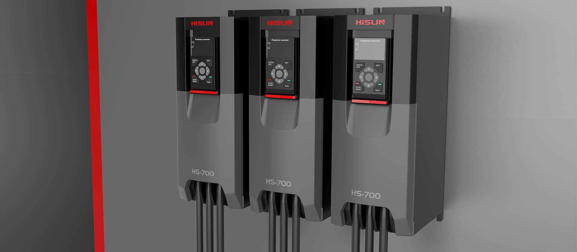 經典黑紅配色傳遞品牌現代工業風